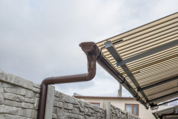 Plastic Downspout Installation in Reidsville